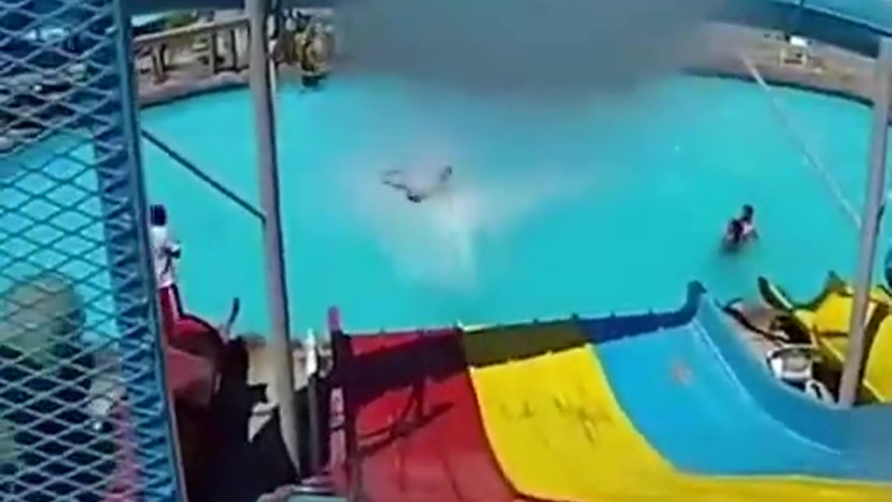 Water slide fails