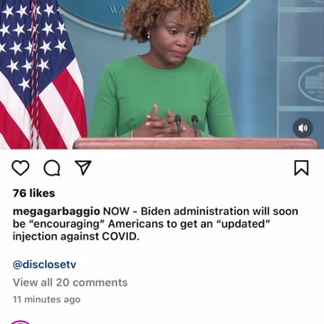 September 2023 White House has new vaccines again