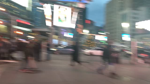 A preacher sharing the Good News on salvation at Yonge & Dundas, part 2 of 2