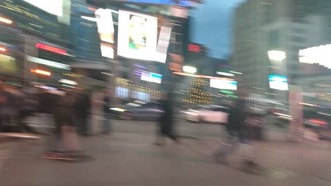 A preacher sharing the Good News on salvation at Yonge & Dundas, part 2 of 2