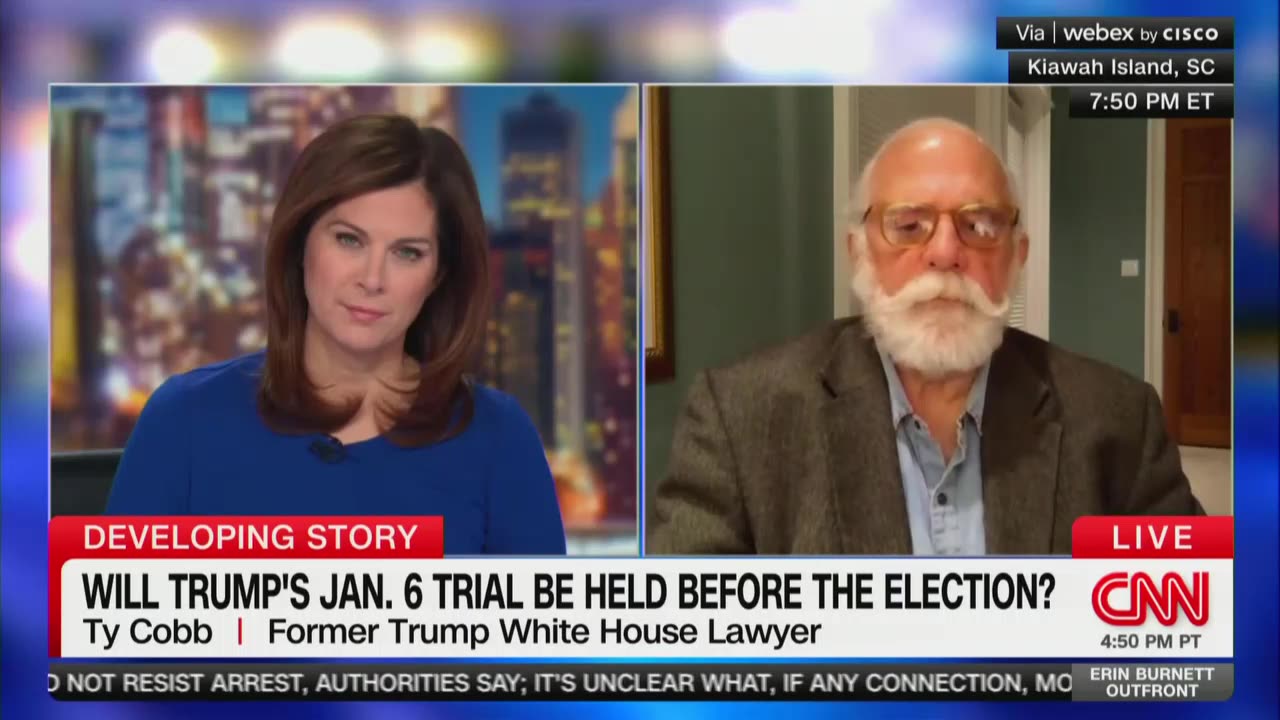 Ty Cobb Tells CNN Trump 'Will Not Be Incarcerated' Before Inauguration — Even If He's Convicted