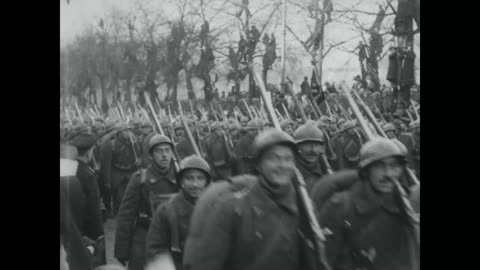 Liberation Celebrations in Belgium, November, 1918