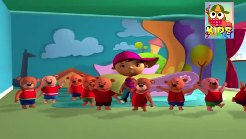 Neddy had Nine Teddies | Rhymes Junior