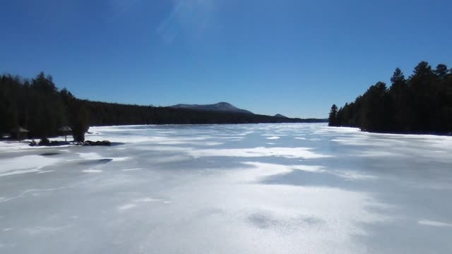 Frozen Lake in Winter | Watch & Relax