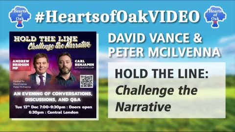 David Vance & Peter Mcilvenna - Hold the Line: Challenge the Narrative