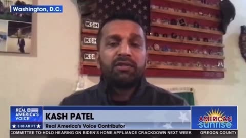 Kash Patel says he worked with Tim Ballard at the White House to stop human trafficking.