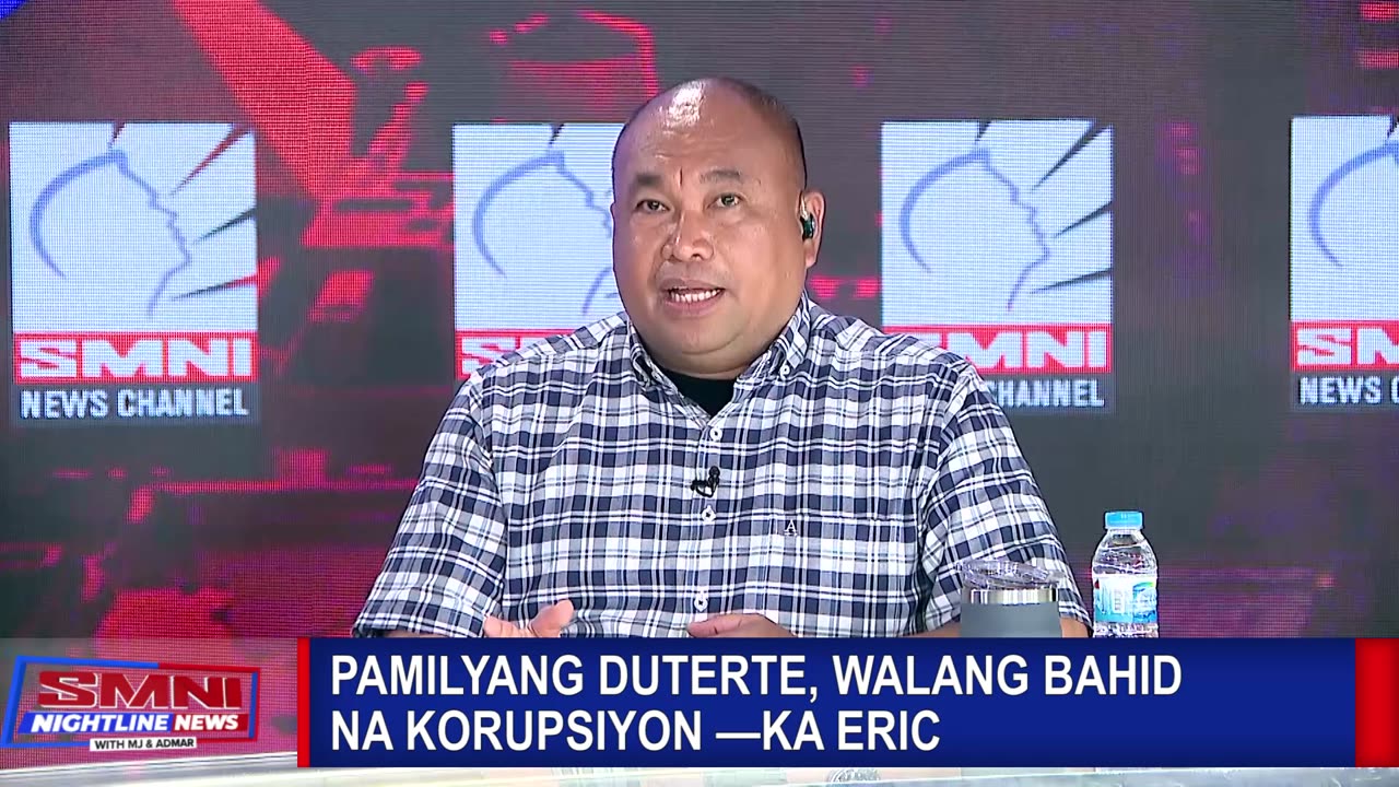 Pamilyang Duterte, walang bahid na korupsiyon —Ka Eric