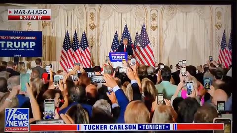 Trump speaking from Mar-A-Lago: