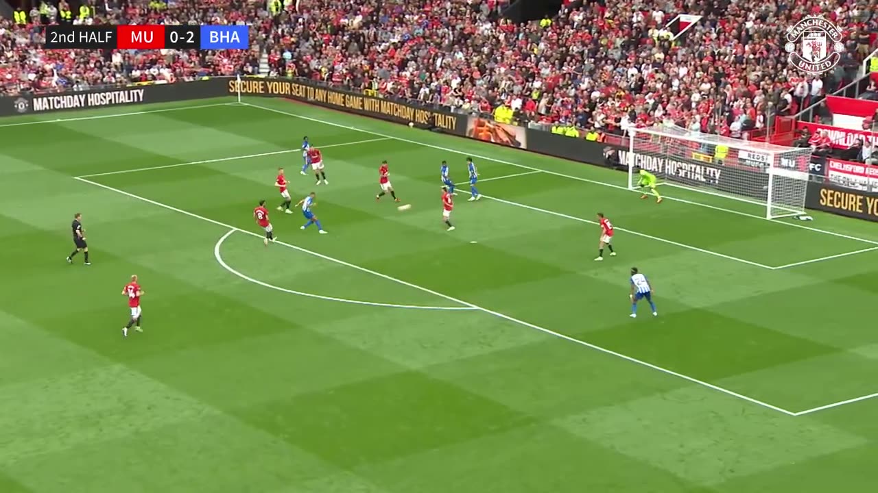 Man utd vs Brighton 1-3