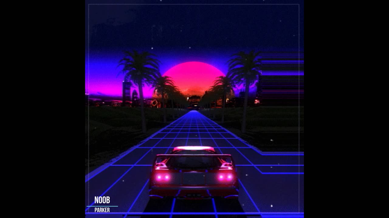 Synthwave Электронная музыка. Retro Neon.