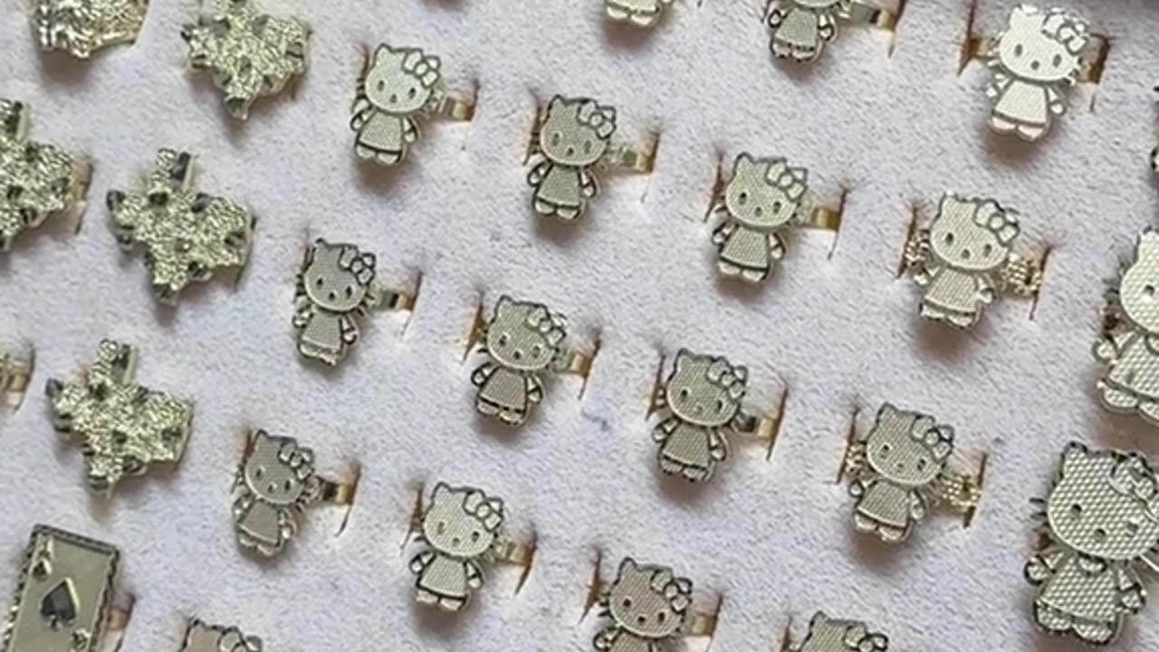 10k Gold Hello Kitty Rings Back In Stock