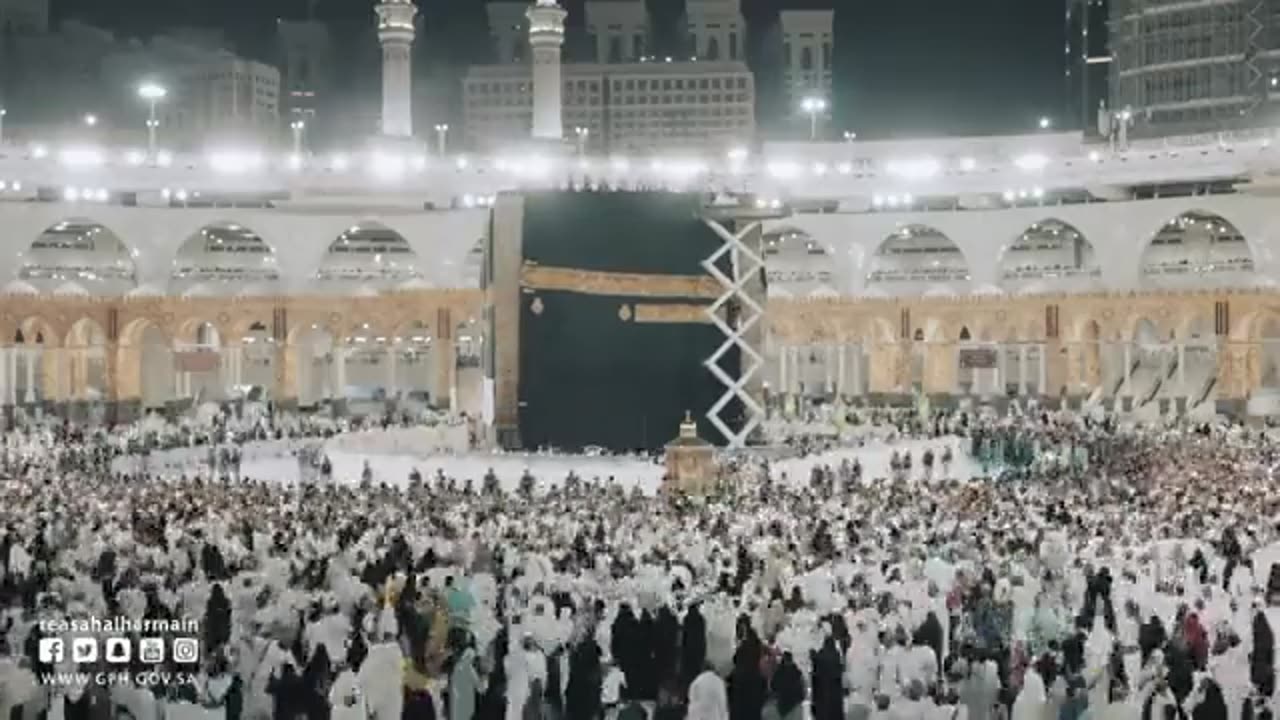 Changing ghilaf e kaaba 2023