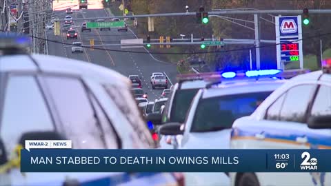 Man stabbed to death in Owings Mills