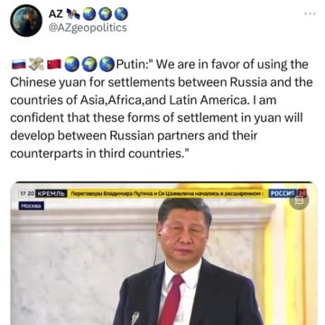 Putin on current events and partnering relationships around the world