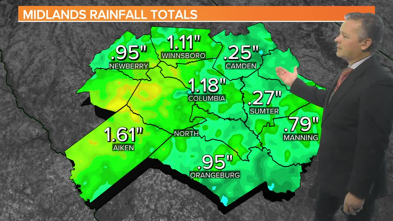 Sunny, dry, breezy weather for South Carolina today