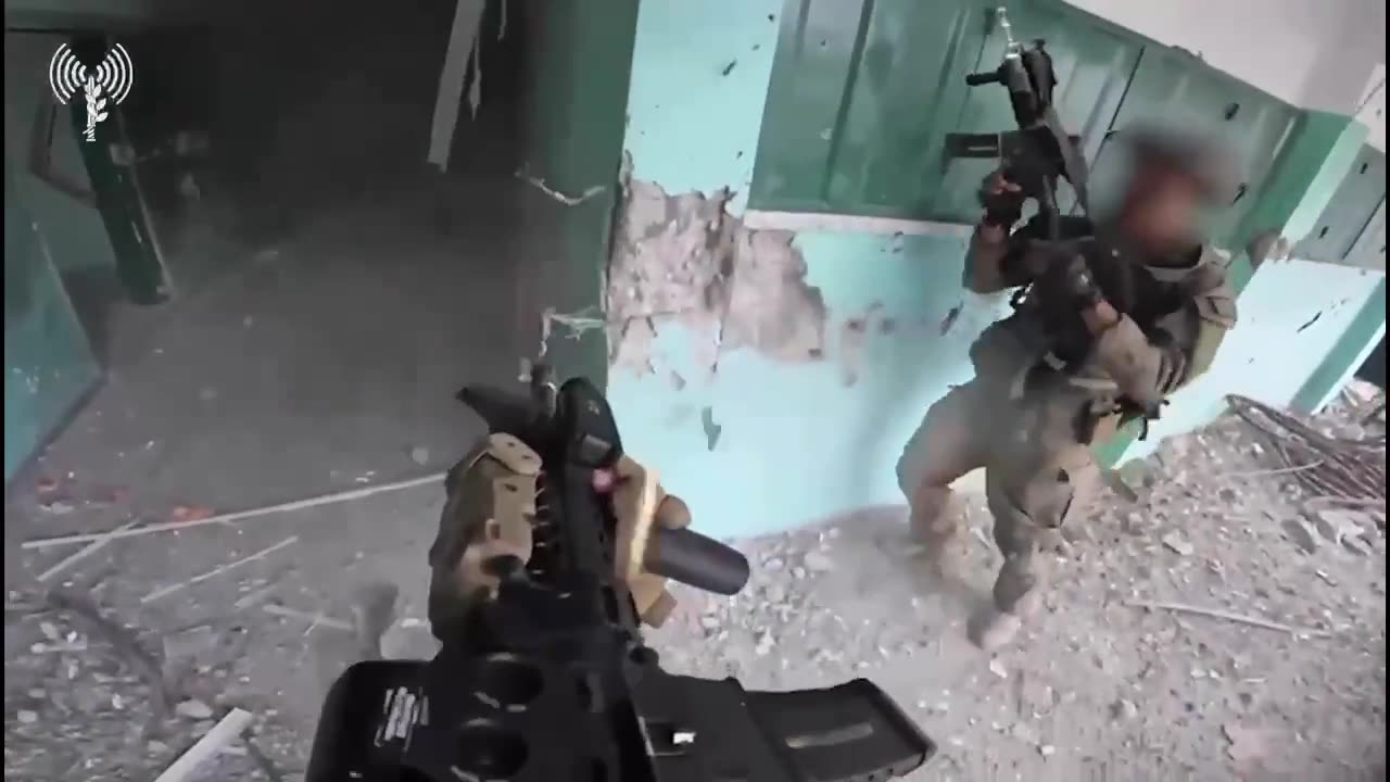 Militants publish footage of them engaging with invisible palestinian soldiers