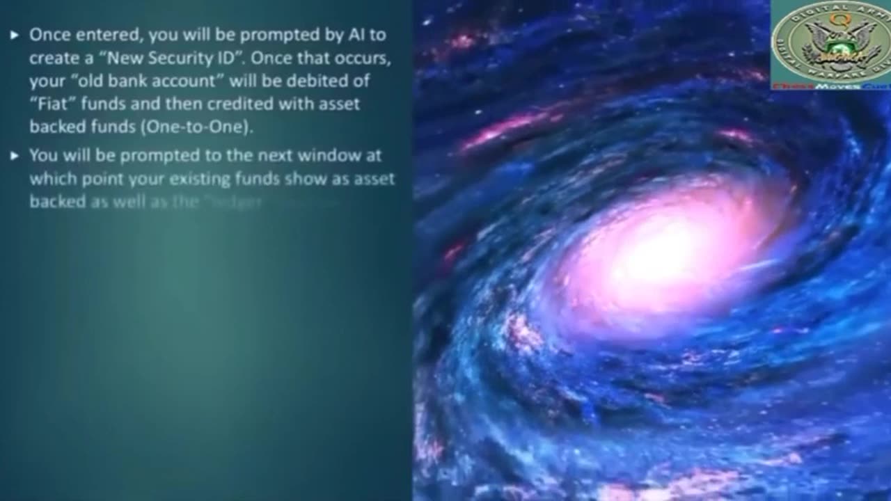 백악관 국가 양자 조정실(트럼프 행정),미국 양자 금융 시스템 네트워크에 대한 전략적 비전(2020년 2월) : 새 금융(QFS)의 비전