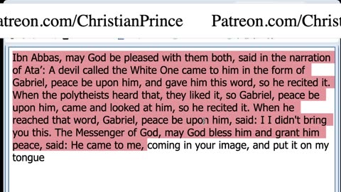 Christian prince Now he is worshipping the three daughters of Allah