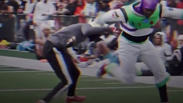 Qb always with the late throws but head top