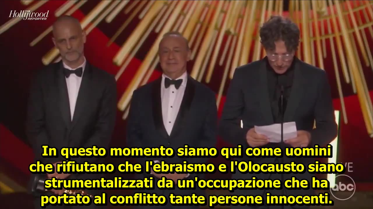 Jonathan Glazer-Discorso di ringraziamento per l'Oscar