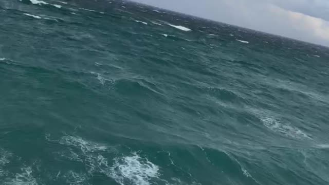 Wave in Atlantic Ocean