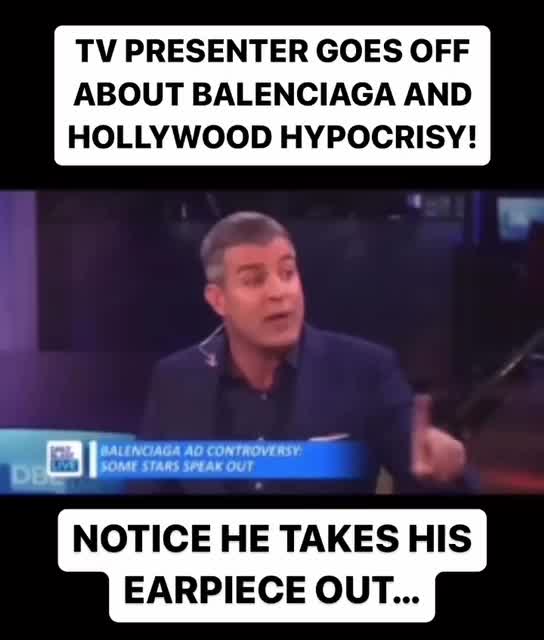 🔥 TV Presenter Goes Off Over Balenciaga