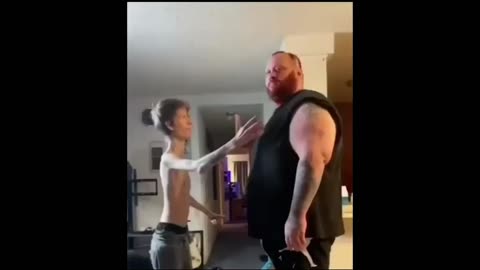 Big man and little man slap fight! #power #powerslap #fight #best