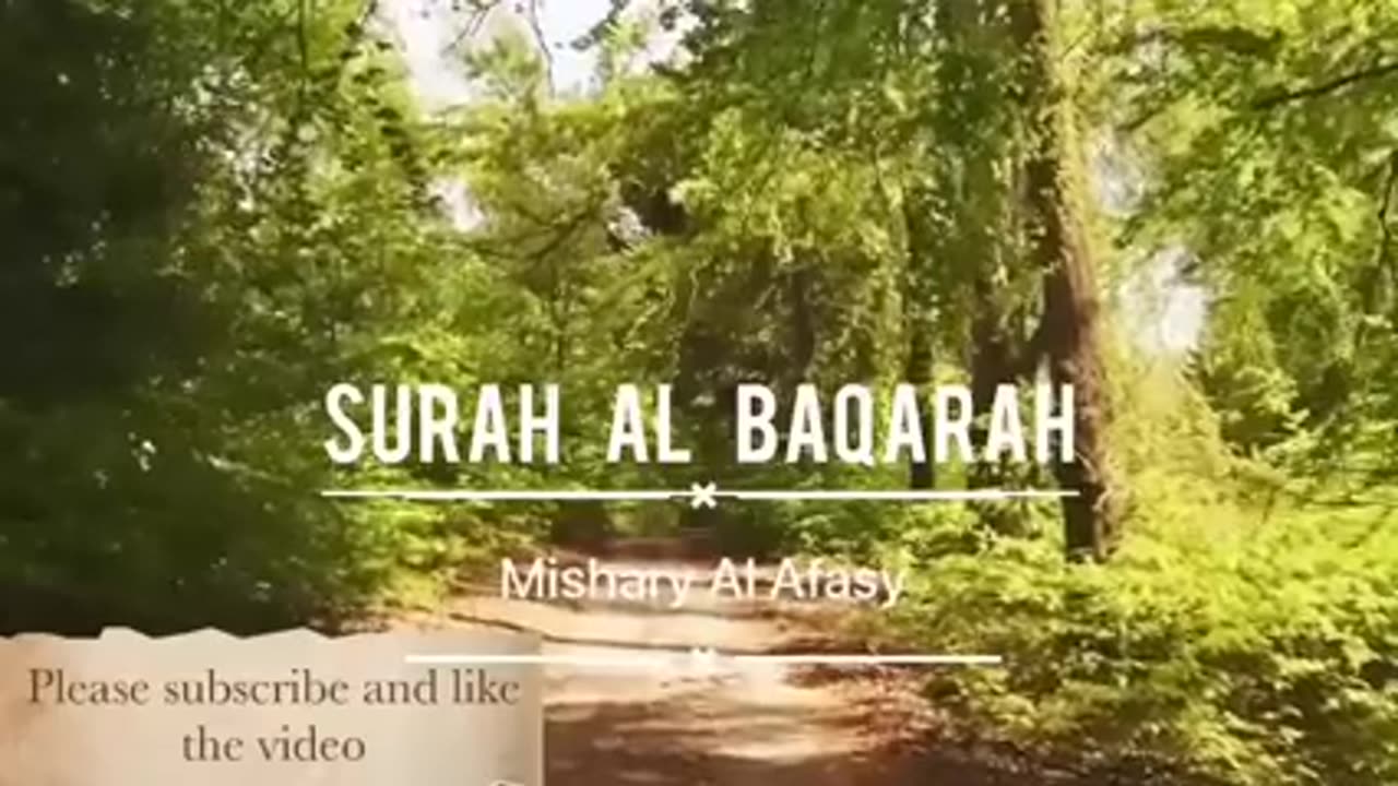 Best Recitation of Surah Al Baqarah by Sheikh Mishalr Al Afasy