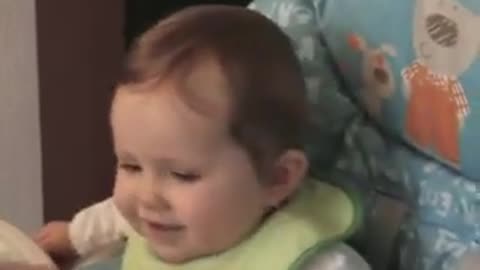 baby laughing