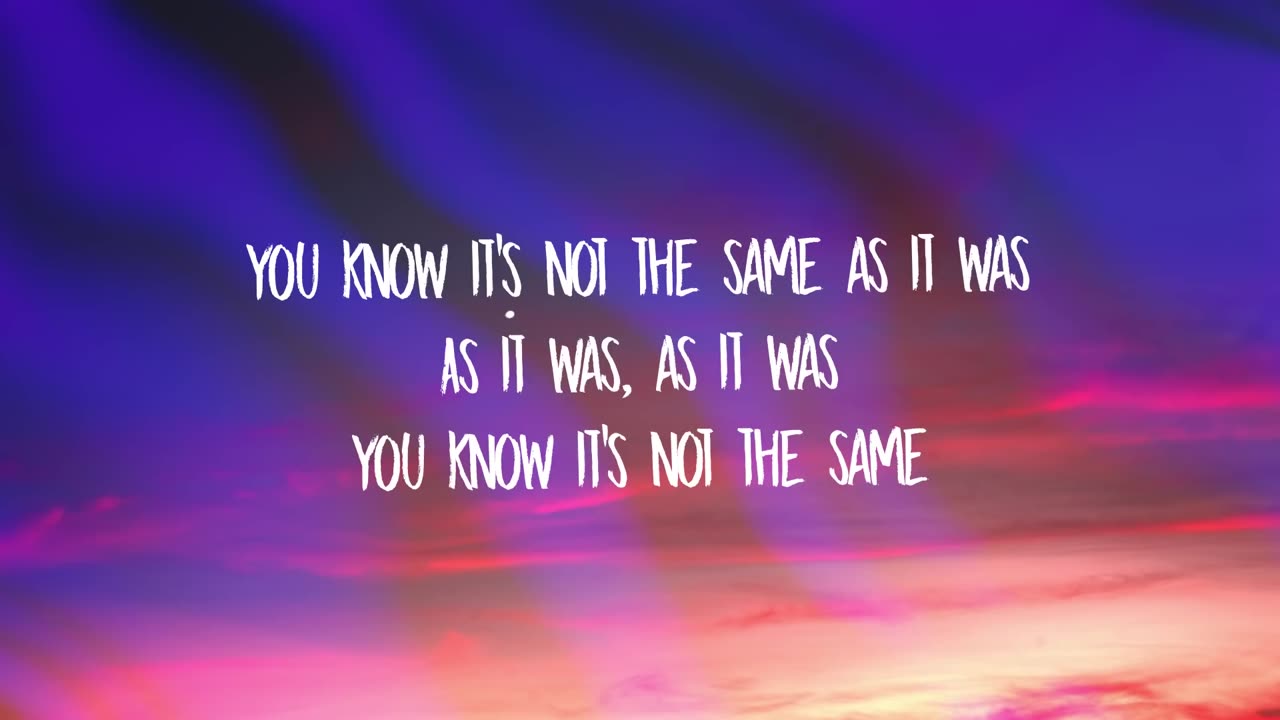 Harry Styles - As It Was (Lyrics) ｜ you know it's not the same as it was