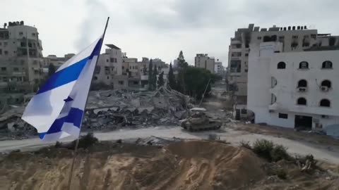 Massive destruction in central Gaza City after months of fighting.