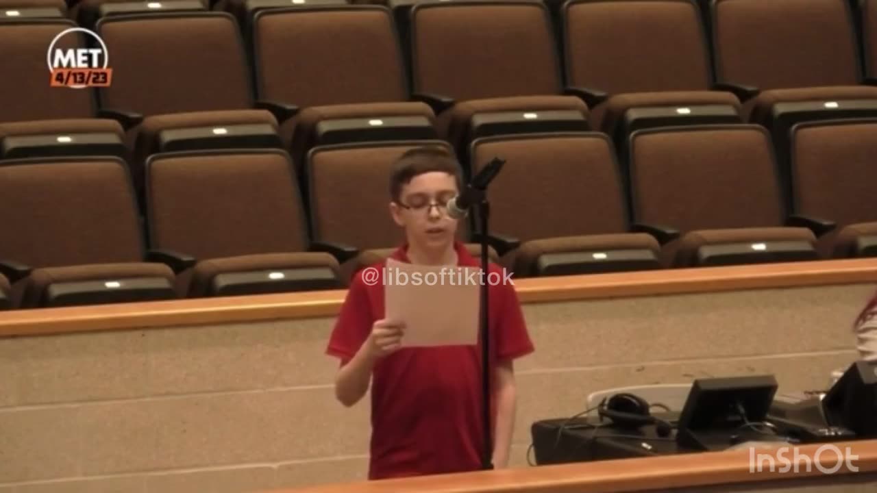 From the mouth's of babe's... Watch him destroy the school board...