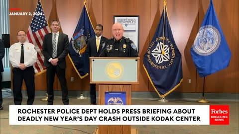 BREAKING NEWS- Rochester Police Hold Briefing About Deadly New Years Day Crash Outside Kodak Center