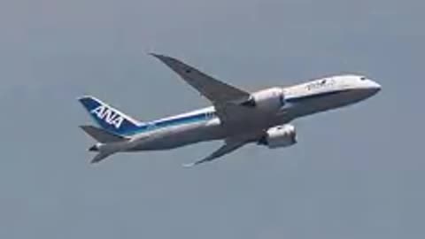 ANA B787-8 departure, Osaka Itami Airport