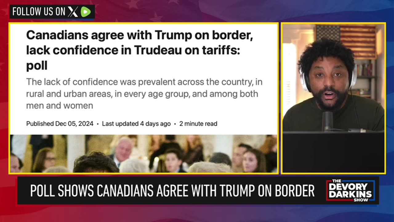 DeVory Darkins - Trump HUMILIATES Justin Trudeau AGAIN with VIRAL Post