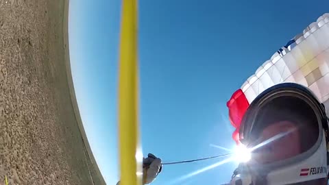 jumping from space (World Record Supersonic Freefall)