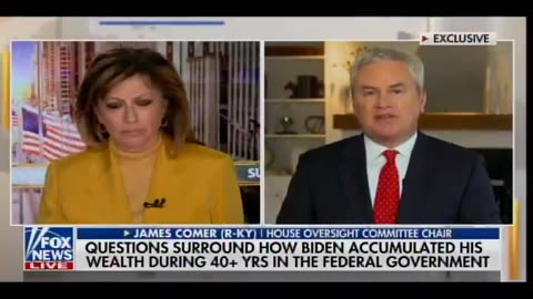 OVERSIGHT CHAIR JAMES COMER - WE HAVE THE DOCUMENTS ON BIDEN'S PAYMENTS FROM CHICOMS