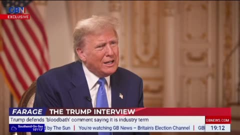 President Trump - Nigel Farage Interview