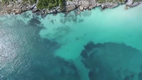 ||Sea Waves and beach drone vedio||