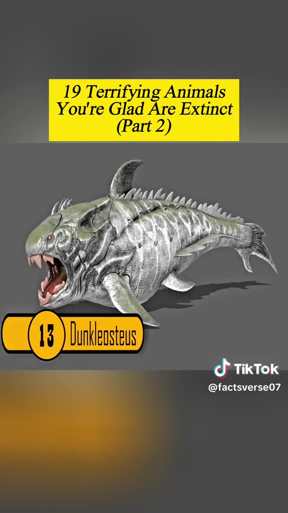 19 Terrifying Animals You Re Glad Are Extinct Part 2