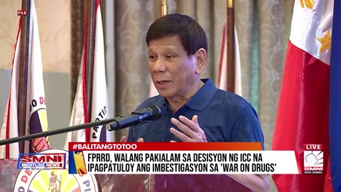 FPRRD, walang pakialam sa desisyon ng ICC na ipagpatuloy ang imbestigasyon sa 'War on Drugs'