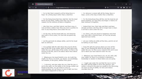Ecclesiastes 9-10