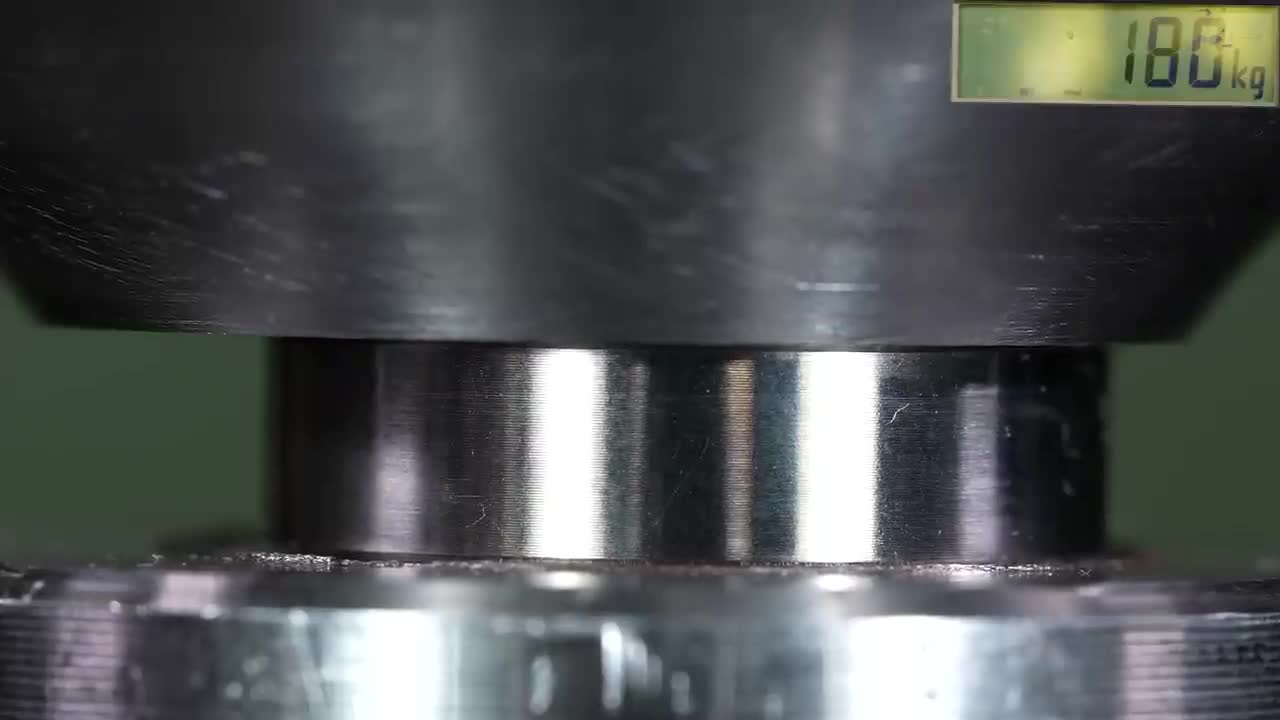 How Strong Is Tungsten Ring? Hydraulic Press Test!5