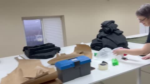 The process of tailoring winter uniforms and clothing is gaining ground