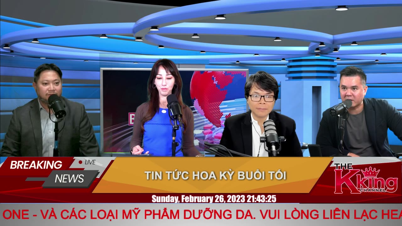 TIN TỨC HOA KỲ BUỔI TỐI - 02/26/2023 - The KING Channel