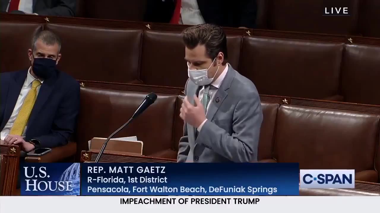 Gaetz SLAMS Dems The Left Burned Actual Flames