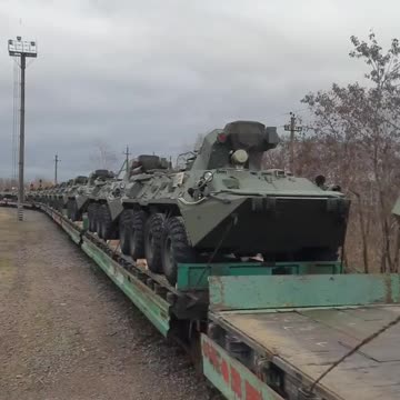 Russians Sending Armour into Belarus