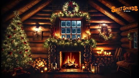 🎄 6-Hour Christmas Music Jazz Mix with Crackling Fireplace 🎷🔥