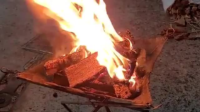 campfire somewhere in korea