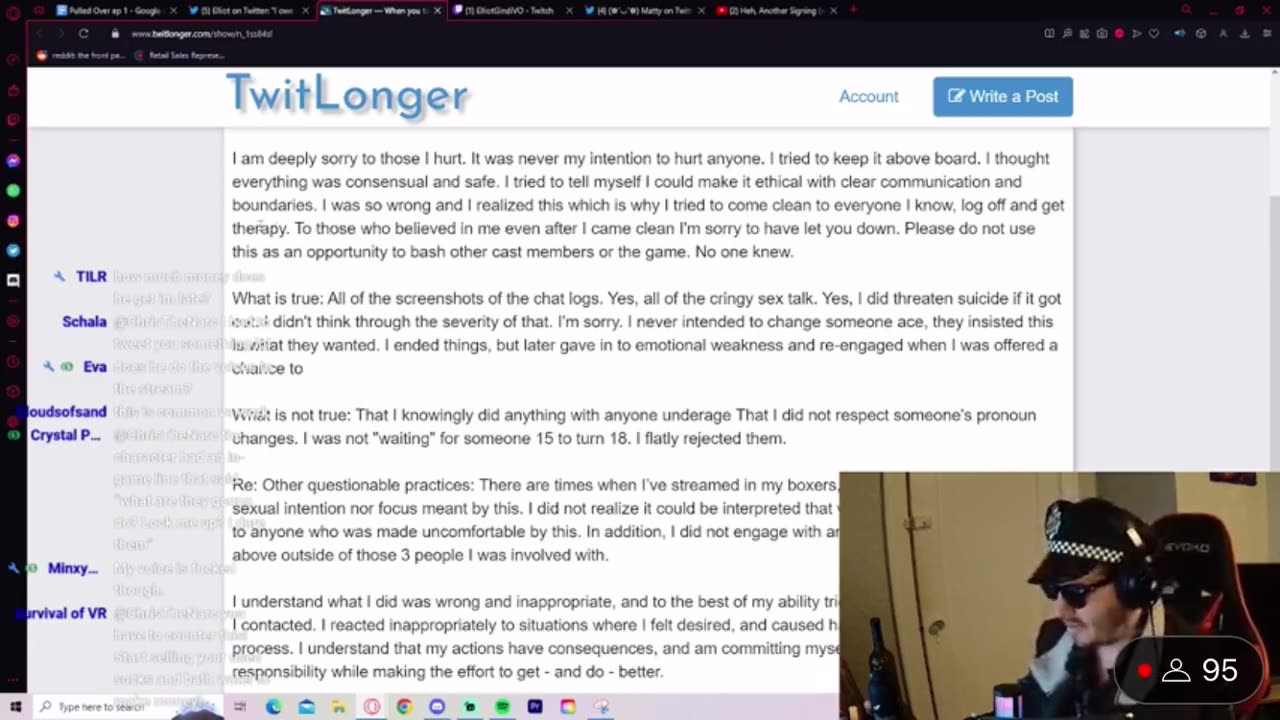 Christhenarc speaks to Hannah